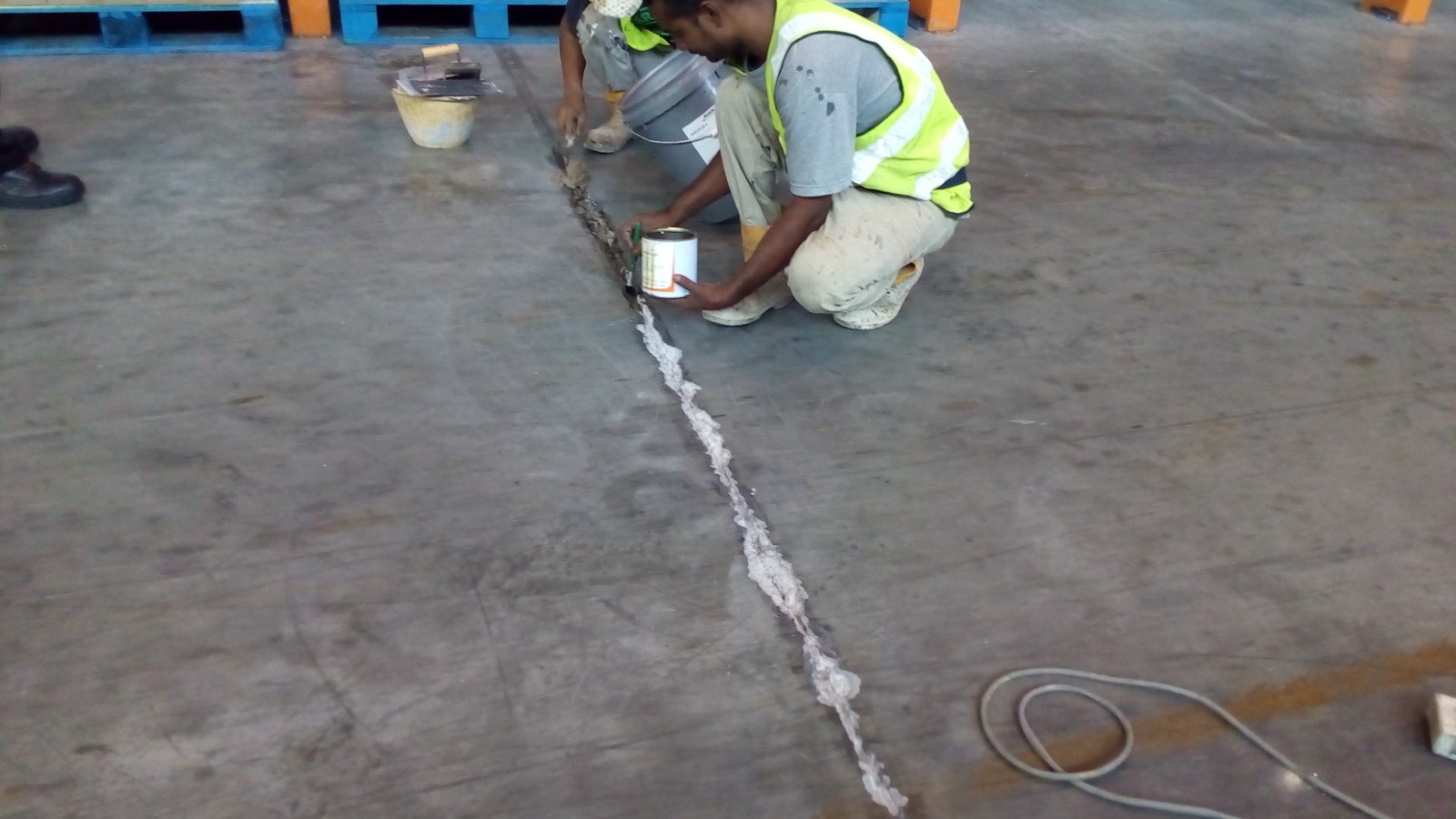 Concrete Repair — Damaged RC Floor Repair Mydin U10 (photo 3)